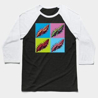 Pop Sea Cucumber Art - Trendy Marine Life Baseball T-Shirt